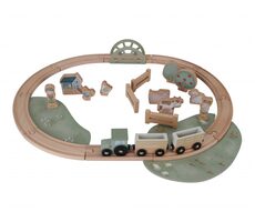 Little Dutch Vláčikodráha drevená Farma / od 18 mesiacov