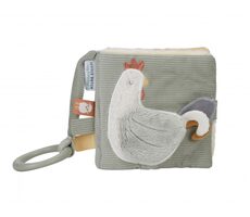 Little Dutch Závesná textilná knižka s aktivitami Farma / od narodenia