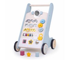 Bigjigs Baby Aktívne chodítko lesné zvieratká / od 12 mesiacov