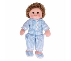 Bigjigs Toys Látková bábika Arthur 34 cm / od 0 rokov