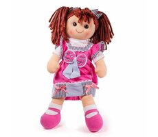 Bigjigs Toys Látková bábika Emma 38 cm / od 0 rokov