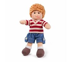 Bigjigs Toys Látková bábika Harry 28 cm / od 0 rokov