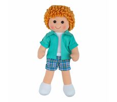 Bigjigs Toys Látková bábika Jacob 28 cm / od 0 rokov