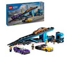 LEGO® City Big Vehicles 60408 Kamión na prepravu áut so športiakmi / Počet dielikov: 998 / od 7 rokov