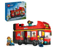 LEGO® City Great Vehicles 60407 Červený dvojpodlažný vyhliadkový autobus / Počet dielikov: 384 / od 7 rokov