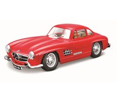 Bburago Mercedes Benz 300SL červená / mierka 1:24 / od 3 rokov