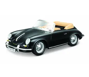 Bburago Porsche 356 B Cabriolet čierna / mierka 1:24 / od 3 rokov
