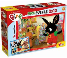 Liscianigioch Bing puzzle Bing a jeho priatelia 2 / 2x12 dielikov / od 3 rokov