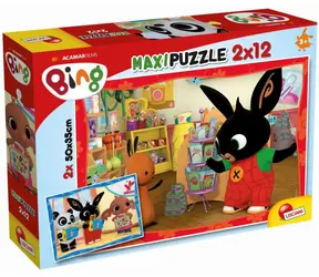 Liscianigioch Bing puzzle Bing a jeho priatelia 2 / 2x12 dielikov / od 3 rokov