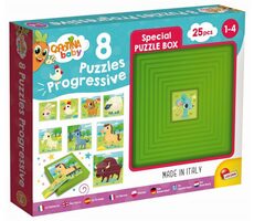 Liscianigioch Carotina Baby 8 Puzzle - Farma / od 1 roka