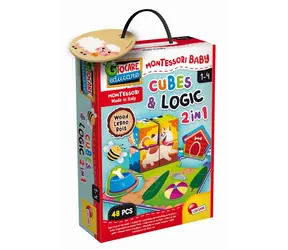 Liscianigioch Montessori Drevené kocky a Logic / od 1 roka