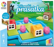 Mindok SMART - Tri malé prasiatka / Dĺžka hry: 5 minút / Počet hráčov: 1 / od 3 rokov