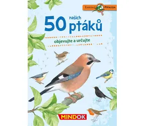 Mindok Expedícia príroda: 50 našich vtákov / Dĺžka hry: 15 minút / Počet hráčov: 1 / od 6 rokov