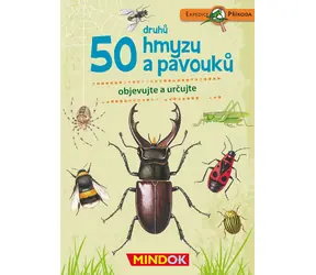Mindok Expedícia príroda: 50 druhov hmyzu a pavúkov / Dĺžka hry: 15 minút / Počet hráčov: 1 / od 6 rokov