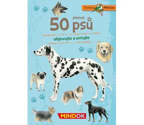 Mindok Expedícia príroda: 50 plemien psov / Dĺžka hry: 15 minút / Počet hráčov: 1 / od 6 rokov