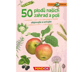 Mindok Expedícia príroda: 50 plodov našich záhrad a polí / Dĺžka hry: 15 minút / Počet hráčov: 1 / od 6 rokov