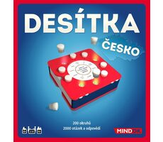 Mindok Desiatka: Česko / Dĺžka hry: 20 minút / Počet hráčov: 2 - 8 / od 10 rokov
