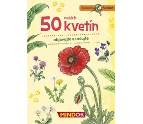 Mindok SK Expedícia príroda: 50 našich kvetín / Dĺžka hry: 15 minút / Počet hráčov: 1 / od 6 rokov