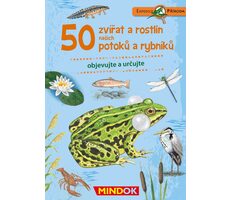 Mindok Expedícia príroda: 50 zvierat a rastlín našich potokov a rybníkov / Dĺžka hry: 15 minút / Počet hráčov: 1 / od 6 rokov