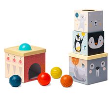 Taf Toys Sada kociek a loptičiek Severný pól / od 6 mesiacov