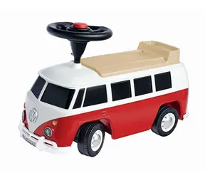 Big Bobby Car Baby VW T1 červená / Detské odrážadlo / nosnosť 50 kg / od 2 rokov