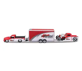 Maisto Design Team Haulers 1993 Chevrolet 454 SS Pick- UP Car Trailer 1936 Chevy Pickup / 1:64 / od 8 rokov 
