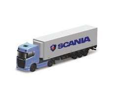 Maisto Mini pracovné stroje - Kontajnerový príves Scania 770S / od 3 rokov 