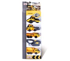 Maisto Sada áut - Volvo pracovné stroje 5ks / od 3 rokov 
