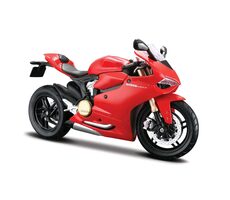 Maisto - ASSEMBLY LINE Ducati 1199 Panigale červená / mierka 1:12 / od 8 rokov 