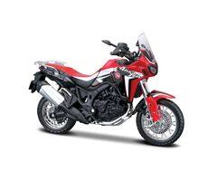 Maisto Honda Africa Twin DCT červená / mierka 1:18 / od 3 rokov 