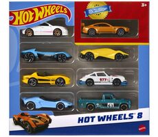 Mattel Hot Wheels Angličáky 8ks / od 3 rokov