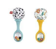 Fisher Price Hrkajúca rumba guľa - Lístočky a zvieratká / od 3 mesiacov
