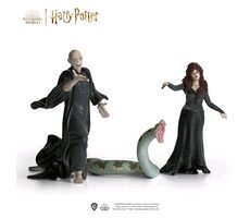Schleich Wizarding WORLD - Harry Potter 42684 Lord Voldemort Nagini a Bellatrix Lestrange / od 3 rokov 