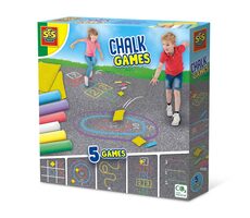 SES Hra na von s chodníkovými kriedami 5v1 / od 3 rokov 