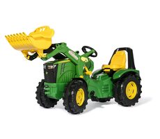 Rollytoys Šliapací traktor X-Trac John Deere Premium s predným nakladačom / od 3 rokov 