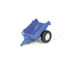 Rollytoys Vlečka za traktor 1osá - modrá / od 3 rokov 