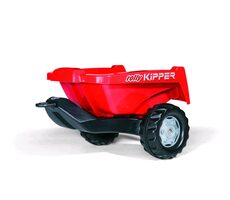 Rollytoys Vlečka za traktor KIPPER malá červená / od 3 rokov 