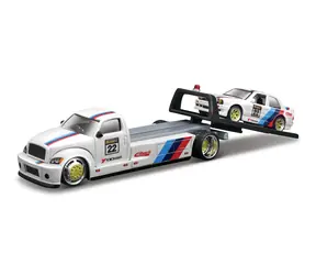 Maisto Design Elite Transport Maisto Flatbed + 1988 BMW M3 / mierka 1:64 / od 8 rokov 