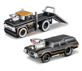 Maisto Muscle Transports - 1966 Chevrolet C60 Flatbed 1970 Oldsmobile Vista Cruiser / mierka 1:64 / od 8 rokov 