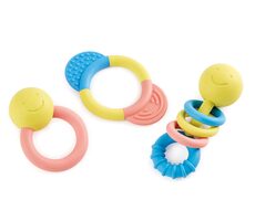 Hape ECO BABY - Sada hrkálok a hryzátok / od 0 mesiacov 