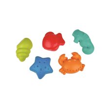 Hape Hračky na piesok - Bábovky morský život / od 18 mesiacov 