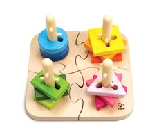 Hape Kreatívne drevené puzzle / od 18 mesiacov 