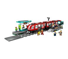 LEGO® City 60423 Električka a zastávka v centre mesta / Počet dielikov: 811 / od 7 rokov