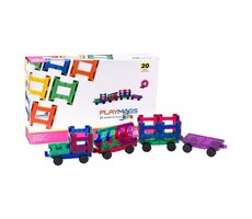 Playmags Magnetic tiles 3D Train 155