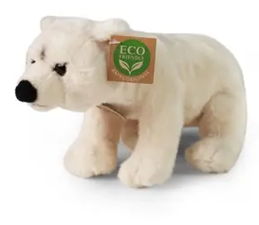 Rappa Plyšový medveď ľadový 22 cm / ECO-FRIENDLY / od 0 mesiacov 