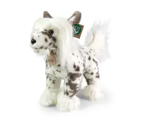 Rappa Plyšový pes čínsky chocholatý stojaci 25 cm / ECO-FRIENDLY / od 0 mesiacov 