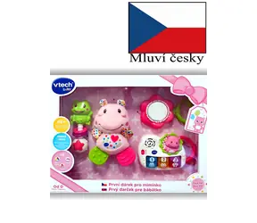VTech Prvý darček pre bábätko ružová / CZ verzia / od 0 mesiacov 