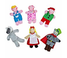 Bigjigs Toys Prstoví maňušky rozprávkové postavičky / od 3 rokov