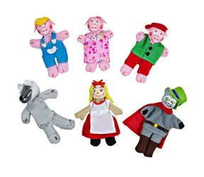 Bigjigs Toys Prstoví maňušky rozprávkové postavičky / od 3 rokov