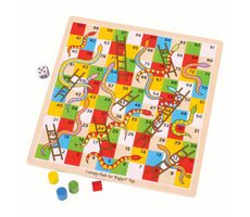 Bigjigs Toys Rebríky a hady 2 / od 3 rokov